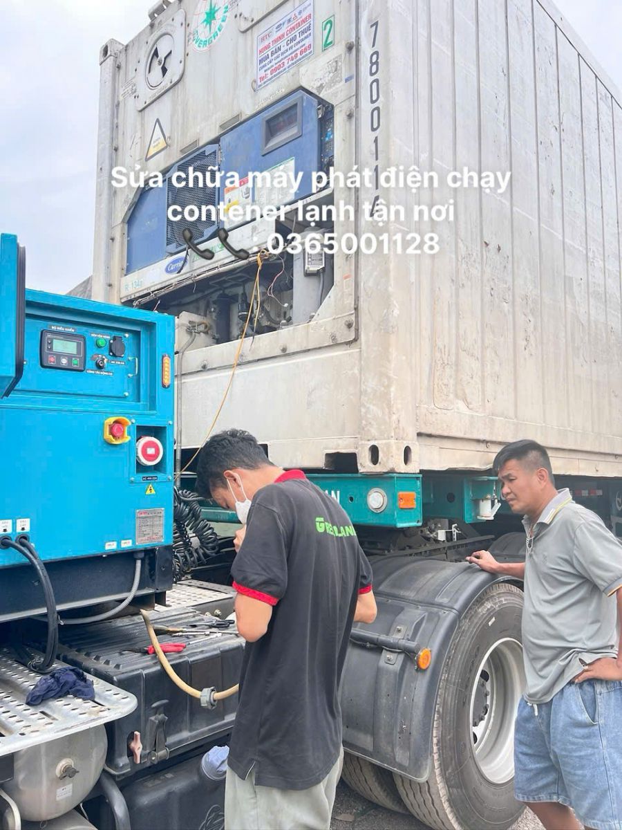 bảo trì sửa chữa máy phát điện container lạnh