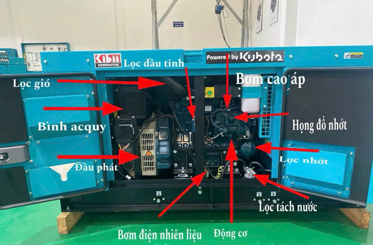 bảo trì sửa chữa máy phát điện container lạnh