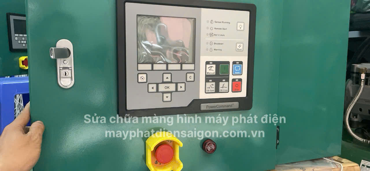 sửa chữa màn hình (bộ điều khiển) máy phát điện