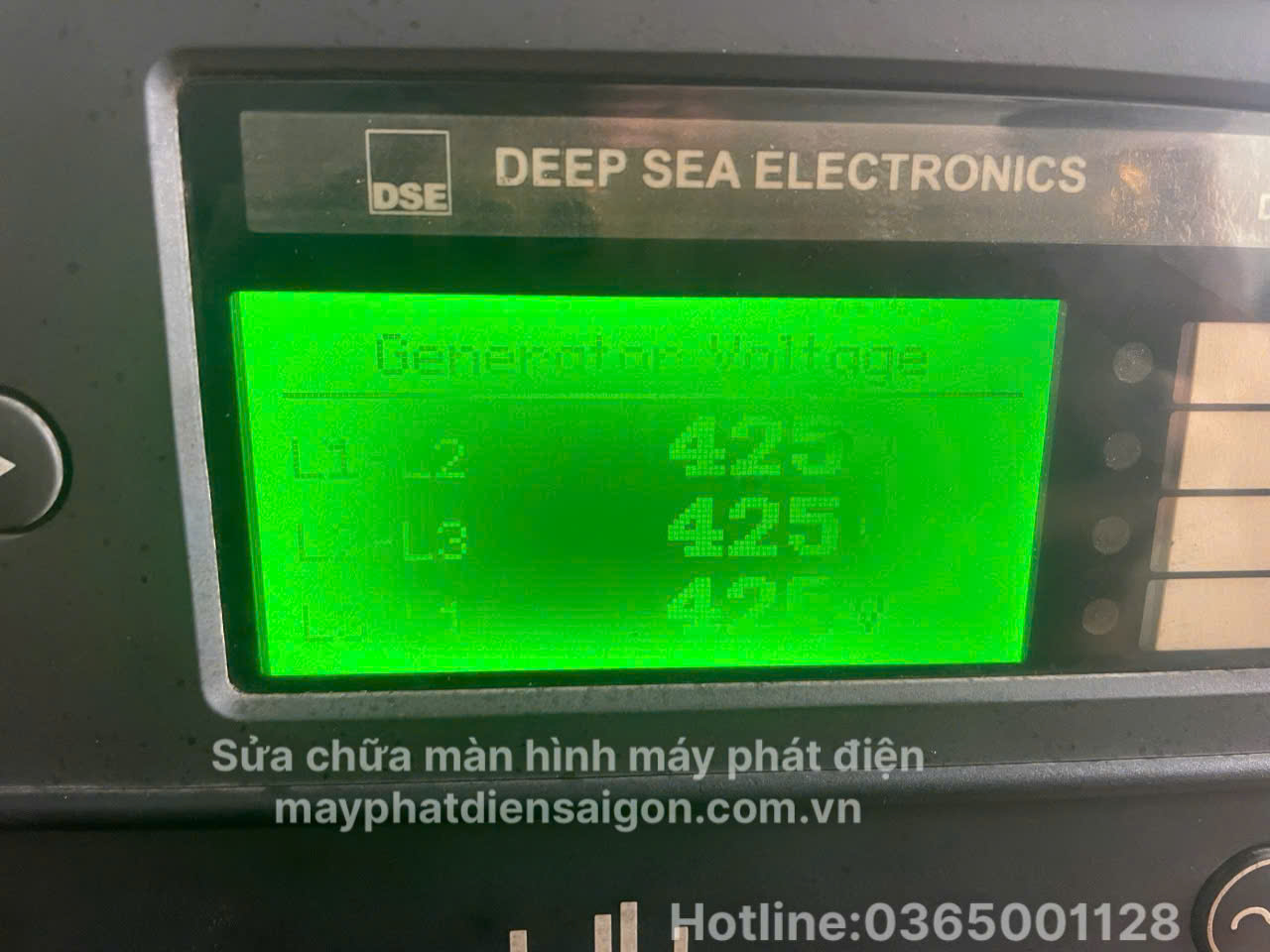 sửa chữa màn hình (bộ điều khiển) máy phát điện